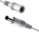 Tonton 2個 5m DC延長ケーブル DC/AC電源延長ケーブル DCプラグ LEDテープライト ビデオ カメラ 監視カメラ用の電源アダプ