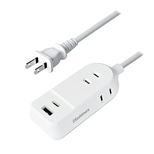 カシムラ 国内・海外両用電源タップ 100〜240V入力対応 コード1m AC3 A/C 2P 2.4A ACコンセント3口合計1400W / カシムラ 国内・海外両用電源タップ 100〜240V入力対応 コード1m AC3 A/C 2P 2.4A ACコンセント3口合計1400W /