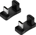 MUXER USB Type C U字 アダプタ 11mm 超広幅100W / 10Gbps / 4K 60HzUSB C U字型 アダプタ P