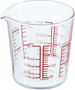 HARIO(ハリオ) 日本製 耐熱ガラス製 メジャーカップ 200ml MJC-20-R-BK