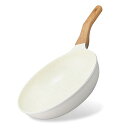アイリスオーヤマ フライパン 26cm IH・ガス火両用 ナチュかるフライパン 軽量 食材がくっつきにくいフッ素コーティング 内側は上品なマーブ