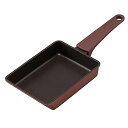 アイリスオーヤマ エッグパン 玉子焼き ダイヤモンドコート フライパンIH対応 滑りにくい取っ手 メタリック 洗いやすい設計 DCEG-I ルビ