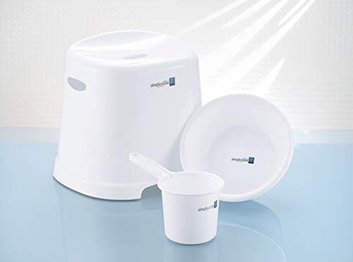 サンフラワーJapanのリッチェル シンプルトーン 腰かけ 18H ホワイト｜アングル2