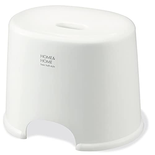 リス 風呂椅子 H&H ホワイト 高さ25cm『防カビ加工』日本製