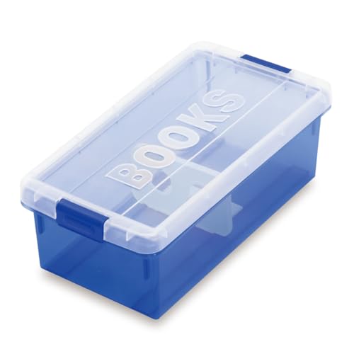 伊勢藤(ISETO) 文庫本収納 文庫本ケース ブルー 幅18.1×奥行37.0×高さ12.4cm 日本製 文庫本対応 文庫本ピッタリ 文庫本約