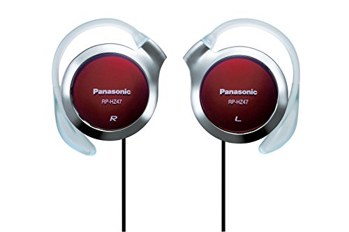 Panasonic クリップヘッドホン レッド RP-HZ47-R