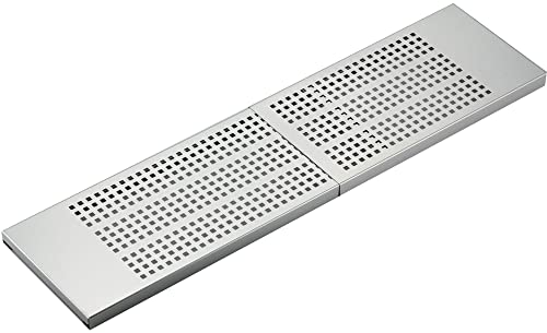 下村企販 水切り・作業スペースを増やせる シンク便利台 日本製 奥行38~58cmに伸縮 グラスや小物の水切りに 省スペース 耐荷重3kg 水切