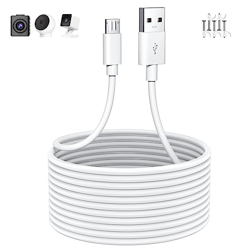 マイクロusbケーブル 3M micro usb 電源ケーブル 防犯監視カメラの給電用 USB A- micro B オスオス 対..