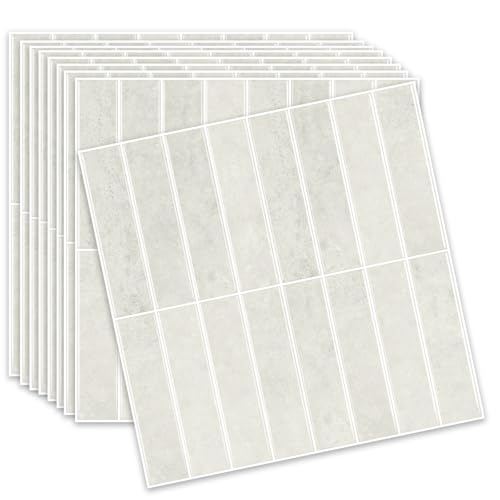 MORCART タイルシール キッチン 耐熱 防水 洗面所 トイレ タイルシート DIY 家具やアイテムの装飾 壁紙..