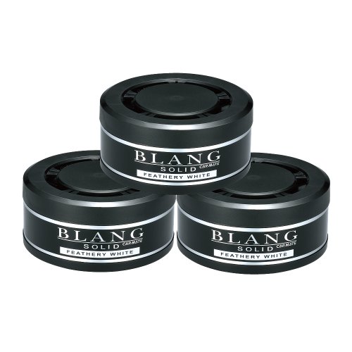 カーメイト(CARMATE) 車用 消臭芳香剤 ブラング ソリッド 置き型 詰替用 フェザリーホワイト 60g×3個 G..