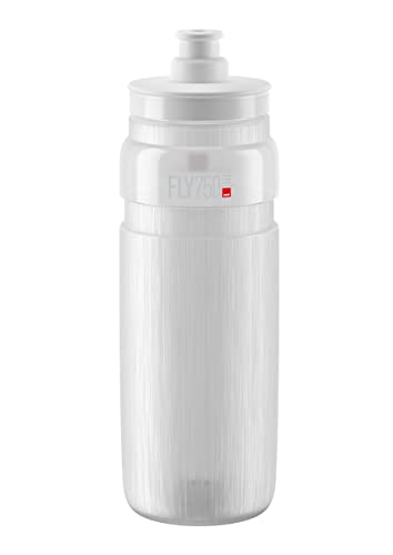 クリア/750 ml/1607196・パッケージ個数:1・ワールドツアーで最も多く使用される世界最軽量のボトル。どんな条件下でも高いグリップを発揮するTEX仕上げを新たに採用。(br)FLYボトルは圧倒的に軽量で、柔らかく握りやすいボトル。独自の吸い口で一般的な製品に比べ流量がアップ。ドリンクを注ぎやすく、洗いやすい広口のボディー。ワールドツアーで最も多く使用される世界最軽量のボトル。どんな条件下でも高いグリップを発揮するTEX仕上げを新たに採用。 FLYボトルは圧倒的に軽量で、柔らかく握りやすいボトル。独自の吸い口で一般的な製品に比べ流量がアップ。ドリンクを注ぎやすく、洗いやすい広口のボディー。 容量：750ml 重量：約57g サイズ：φ74mm ※充填ドリンクの最大温度40℃まで ※BPAフリー ※FLYボトルがお手元に届いた際、側面に「へこみ」等が発生している場合がございますが一定時間放置していただくか、40℃~50℃くらいのぬるま湯を入れていただくと元に戻ります。プロからのフィードバックに基づいて極限まで軽さ、握りやすさ（やわらかさ）を追求したモデルである為、通常の運送便でも「へこみ」等が発生してしまう場合がございますが、予めご了承ください。 使用上の注意 本製品はサイクルスポーツ用途への最適化を目的に開発されており、軽さ、握りやすさ（やわらかさ）を実現するために、構造上液体の密封は完全ではありません。ボトルを逆さにしたり、かばん等に入れて使用すると液体が漏れる場合がありますのでご注意ください。本製品は食器洗浄機に対応していますが、食洗機使用中の耐熱温度は40℃となっております。また洗浄中、ヒーター等の熱源に接触しないようご注意ください。