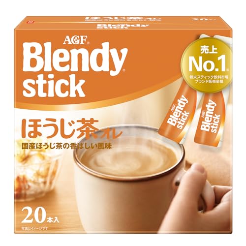 AGF ブレンディ スティック ほうじ茶オレ ほうじ茶 粉末 20個 (x 1)