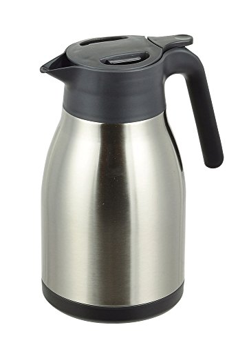 パール金属 ポット 卓上ポット テーブルポット 1.5L ステンレス製 保温 保冷 サテン 開閉楽々 HB-3473