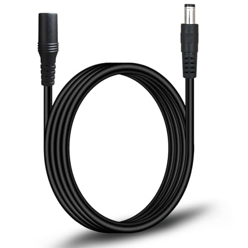 1.5m DC延長コネクタ 18awgケーブル 負荷電流12A DC延長ケーブル 5.5mm X 2.1mm 銅芯 loyouve led 汎用