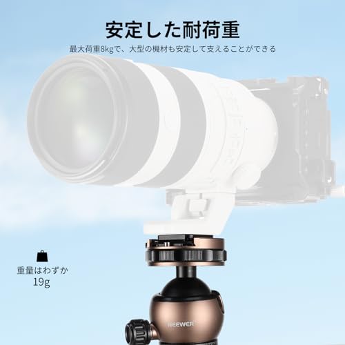NEEWER 38mm クイックリリースプレート 2パック 角型 Arca型QRカメラマウントプレ...