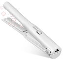 usb充電・コードレス ヘアアイロン コードレス 2WAY ストレート&カール ミニ 3段階温度設定 ワイヤレス 160/180/200℃ 45