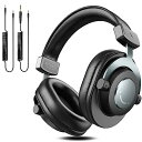 FIFINE モニターヘッドホン DJヘッドホン ヘッドフォン 有線 3.5mm 6.35mm ケーブル 密閉型 オーバーイヤー PC/ミキサー