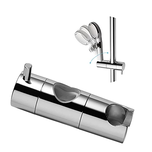 OFFO シャワーフック 修理用 24mmスライドバーに対応 360°自由回転 取付簡単 取扱説明書付き（19-25 mm..