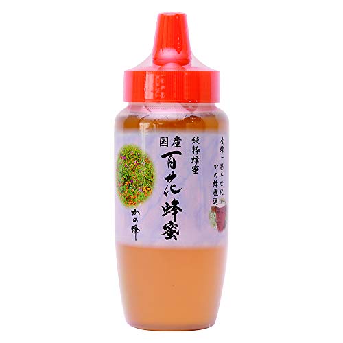 はちみつ 専門店 かの蜂 国産 百花 蜂蜜 500g （とんがり容器）完熟 の 純粋 蜂蜜