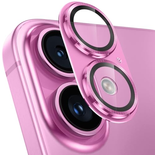 カメラフイルム iPhone16/16 Plus用 カメラ保護 全面保護 9H強化ガラス アルミ合金 アイフォン16/16plu..