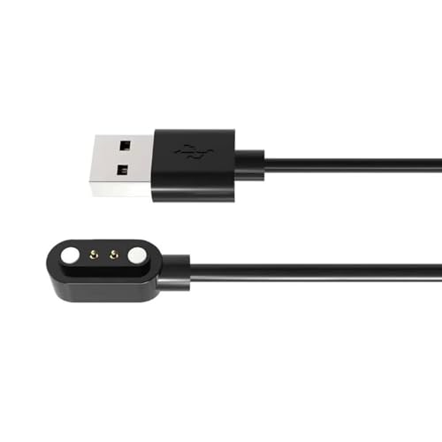 スマートウォッチ 充電ケーブル 磁気 吸着式 充電器 USB充電器 2pin 4.0mm 対応 チャージング ケーブル(2ピン間の距離は4mm)