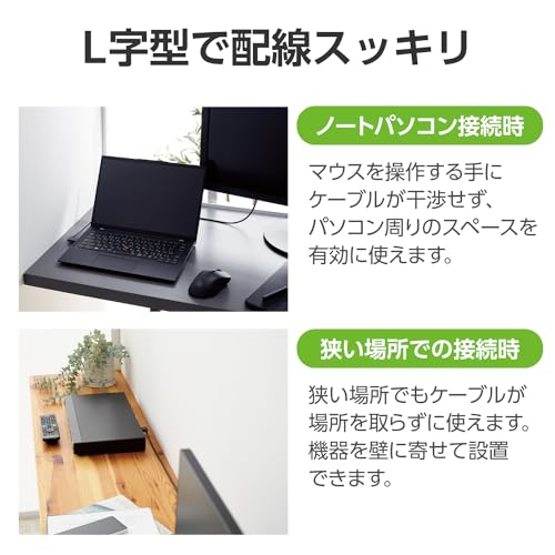 ���쥳�� HDMI �����֥� 1.5m L�� ������ ���餫 �ϥ����ԡ��� 4K2K(30Hz) HIGH SPEED with ETHERN