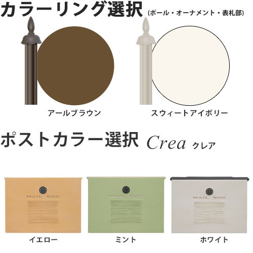 ディーズガーデン 郵便ポスト 機能門柱 ディーズポール シャルル 照明タイプ Eセッ...