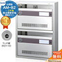 【無料★特典付】集合郵便受箱 AM-B2 2戸用 ラッチ錠 (KEY-10) 受注生産:(1列2段) コーワソニア sonia 公団型ポスト マンション アパート 集合住宅 ポスト 小規模物件 集合用 前入れ前出し 集合住宅用ポスト 取り付け 取り換え
