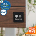 表札 戸建て おしゃれ ステンレス 表札 ワペ スタンダード WAPE STANDARD 45×45角 デコサイン ユニソン 表札サインシミュレーション非対応 ...