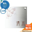 表札 戸建て おしゃれ ステンレス 表札 ワンロック アニー 120×120 120角 ユニソン 表札サインシミュレーション対応 ワンロックサイン 国産 ネーム...