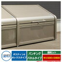 ゴミ箱 ダストボックス 三協アルミ ゴミ収納庫 ダスティンG ボックスタイプ パンチングパネルタイプ 連棟セット サイズ:W1500×D800 呼称:1508 ...