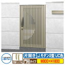 【無料★特典付】門扉 形材門扉 アルミ門扉 Jモダン J.モダン2型 UC 片開きタイプ 門柱タイプ 呼称:0818(W800×H1800) MJ-2 三協アル...