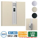 郵便ポスト SKU-2型 120mm用 縦型 壁埋め込み イメージ:サンシルバー 三協アルミ おしゃれ クール シンプル 戸建て 玄関 庭 かわいい 宅配 新居...