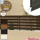 アルミフェンス 囲い 形材フェンス フレイナY1型 木調タイプ H600タイプ専用 呼称:2006 オプション下桟すき間カバー用小口キャップのみ(1組) 三協ア...