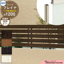 アルミフェンス 囲い 形材フェンス フレイナY1型 木調タイプ H1200タイプ専用 呼称:2012 オプション端部カバーのみ(2本1組) 三協アルミ フリー支...