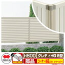 フェンス 目隠し 囲い クレディフェンスHG6型 H800(0820サイズ) 専用オプションコーナー部品のみ 60:コーナーカバー(80度〜180度) 四国化成...