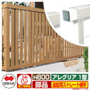 フェンス 囲い アレグリアフェンス1型 H800タイプ(0820サイズ) 専用オプション追加用ストレート継手のみ (補修・多段自由支柱施工時必要) 四国化成 縦格子フェンス AGFR1 01FST ラティスフェンス ルーバーフェンス 目隠しフェンス 屋外 アルミ