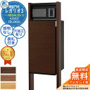 【無料★特典付】機能門柱 レガリオ3 木目カラー サイン灯なし 透明アクリル表札付き 表札穴・子機穴加工あり REGALIO-3 大容量 シンプル デザイン お...