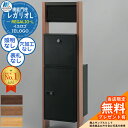 【無料★特典付】ヴェスティL(レガリオL) 木目カラー サイン灯なし 透明アクリル表札なし 表札穴・子機穴加工なし 門柱 ポスト 機能門柱 宅配ボックス イエロ...