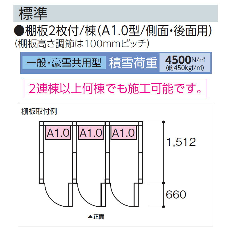 【無料★特典付】ヨドコウ エルモ連続型 LLD-0815 物置 一般・豪雪共用型 基本棟（2棟分） おしゃれ シンプル デザイン 戸建て 庭 かわいい 大容量 小型 大型 アウトドア 収納庫 ガーデニング 倉庫 バイク庫 物置 自転車置き場 趣味の物 収納 鍵付き sungarden-10084348 サンガーデンエクステリア サンプル画像3