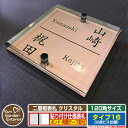 【安心保証付】【ポイント5倍】二層板表札 クリスタル Type16:2点ビス仕様【サイズ:120×120mm】 イメージ画像:Fデザイン(2ブロンズ) YKKa...