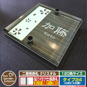 【安心保証付】【ポイント5倍】二層板表札 クリスタル Type24:2点ビス仕様【サイズ:120×120mm】 イメージ画像:Bデザイン(5木目コナ) YKKap ルシアスポストユニット 三協アルミ ステイム 機能門柱 機能ポールにも取付可能 貼付け 表札 ネームプレート