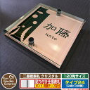 【安心保証付】【ポイント5倍】二層板表札 クリスタル Type24:2点ビス仕様【サイズ:120×120mm】 イメージ画像:Eデザイン(2ブロンズ) YKKap ルシアスポストユニット 三協アルミ ステイム 機能門柱 機能ポールにも取付可能 貼付け 表札 ネームプレート