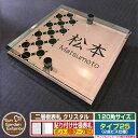 【安心保証付】【ポイント5倍】二層板表札 クリスタル Type25:2点ビス仕様【サイズ:120×120mm】 イメージ画像:Cデザイン(2ブロンズ) YKKap ルシアスポストユニット 三協アルミ ステイム 機能門柱 機能ポールにも取付可能 貼付け 表札 ネームプレート