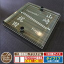 【安心保証付】【ポイント5倍】二層板表札 クリスタル Type17:2点ビス仕様【サイズ:130×130mm】 イメージ画像:Eデザイン(5木目コナ) YKKa...