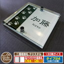 【安心保証付】【ポイント5倍】二層板表札 クリスタル Type24:2点ビス仕様【サイズ:130×130mm】 イメージ画像:Aデザイン(1ステンレス) YKKap ルシアスポストユニット 三協アルミ ステイム 機能門柱 機能ポールにも取付可能 貼付け 表札 ネームプレート