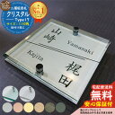 【安心保証付】【ポイント5倍】二層板表札 クリスタル Type17:2点ビス仕様【サイズ:110×110mm】 LIXIL 機能門柱FT 機能門柱FF ユニソン ミース YKKap シンプレオ ルシアス ポストユニット PC01型 PD01型 等の門柱にも取付可能 貼付け 表札 ネームプレート