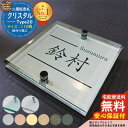 【安心保証付】【ポイント5倍】二層板表札 クリスタル Type20:2点ビス仕様【サイズ:110×110mm】 LIXIL 機能門柱FT 機能門柱FF ユニソン ミース YKKap シンプレオ ルシアス ポストユニット PC01型 PD01型 等の門柱にも取付可能 貼付け 表札 ネームプレート