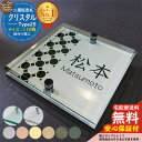 【安心保証付】【ポイント5倍】二層板表札 クリスタル Type25:2点ビス仕様【サイズ:110×110mm】 LIXIL 機能門柱FT 機能門柱FF ユニソン ミース YKKap シンプレオ ルシアス ポストユニット PC01型 PD01型 等の門柱にも取付可能 貼付け 表札 ネームプレート