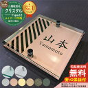 【安心保証付】【ポイント5倍】二層板表札 クリスタル Type22:2点ビス仕様【サイズ:120×120mm】 LIXIL 機能門柱FT 機能門柱FF ユニソン ミース YKKap シンプレオ ルシアス ポストユニット PC01型 PD01型 等の門柱にも取付可能 貼付け 表札 ネームプレート